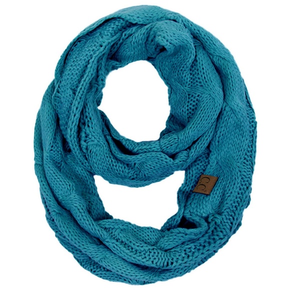 C.C 3pc Knit Warm Beanie Gloves Scarves Set main image 4